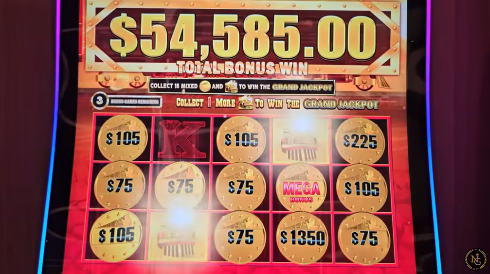 NG Slots wins big on the All Aboard game, hitting a $54,585 jackpot at 728x his bet! Discover the thrilling moment when the Mega coin finally lands